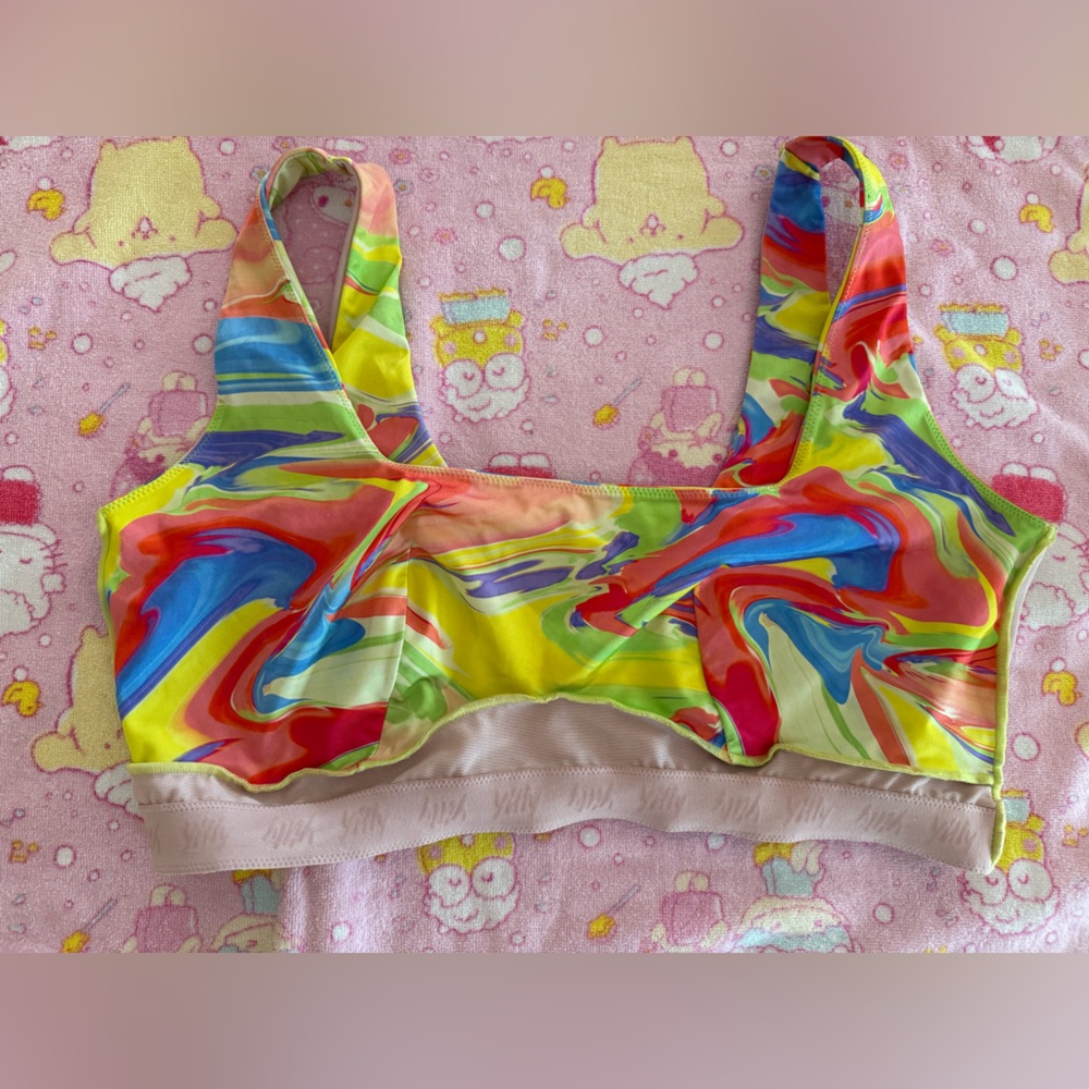 Yitty Fabletics “Cuz I Love You” Shaping Midi Bralette - Picture 5 of 6